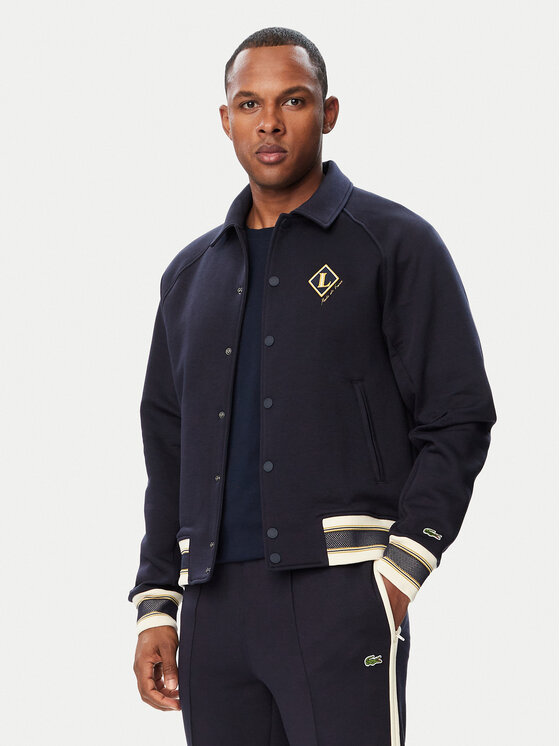 Lacoste Kurtka bomber BH8614 Granatowy Regular Fit