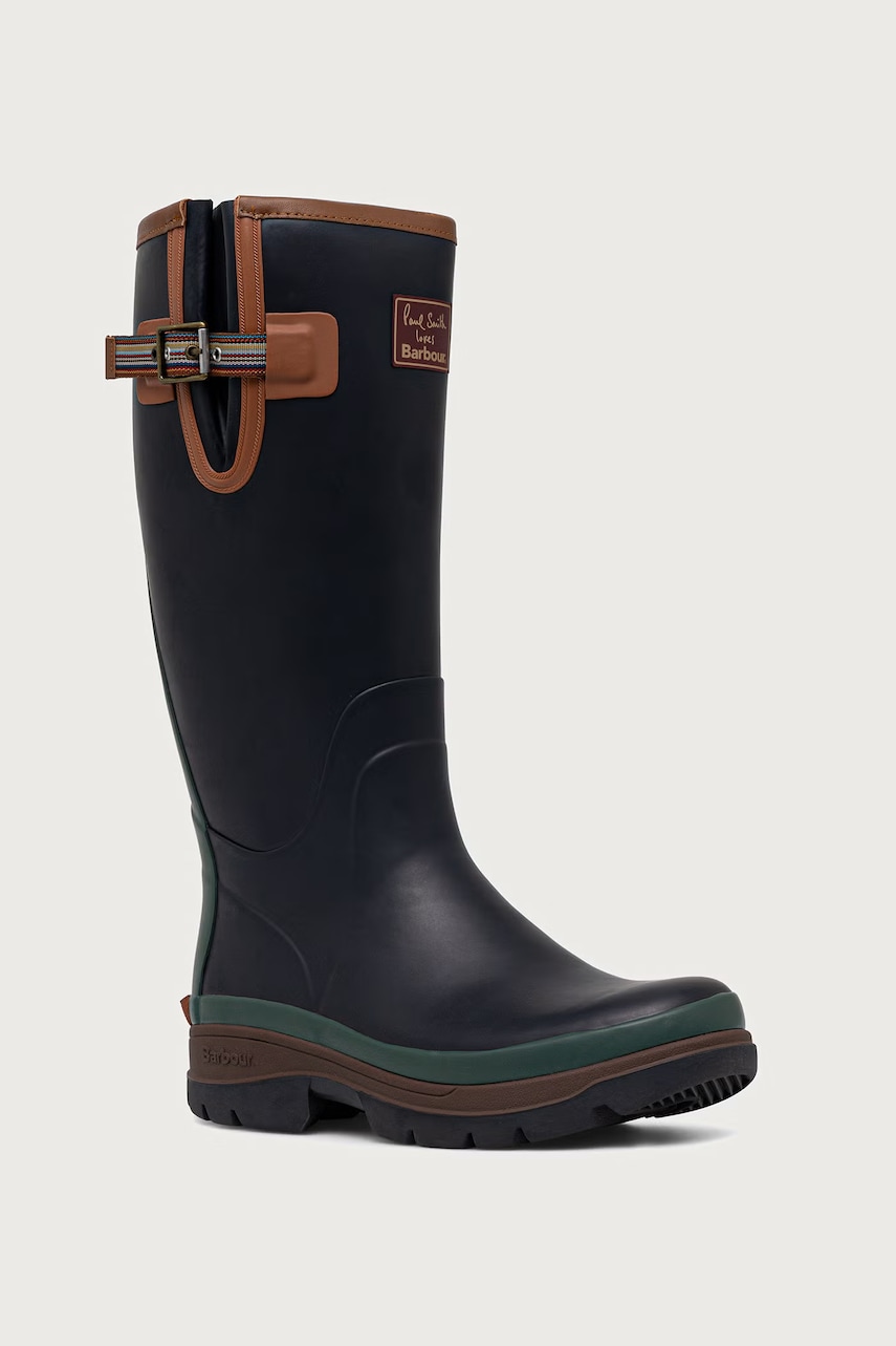 Barbour x PAUL SMITH kalosze męskie