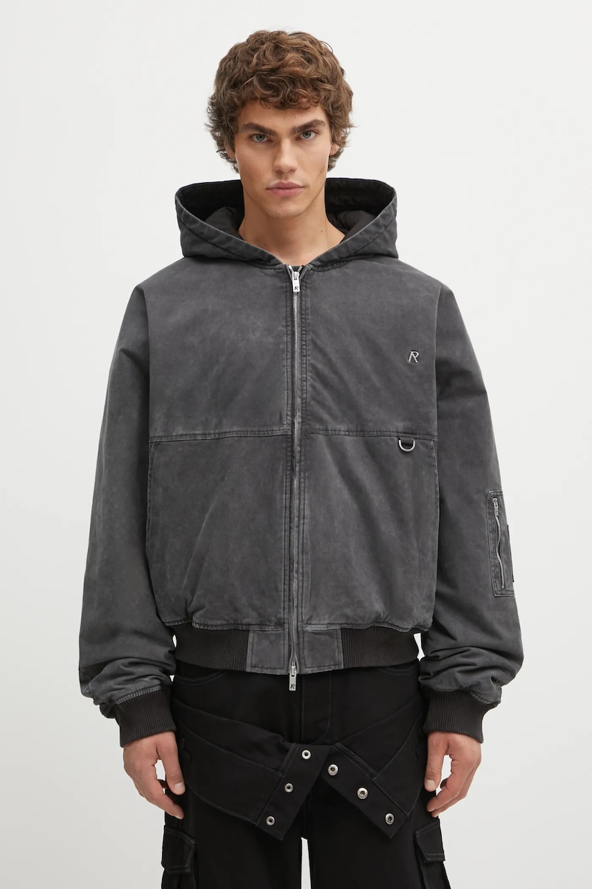 Represent kurtka Hooded Bomber (Washed)