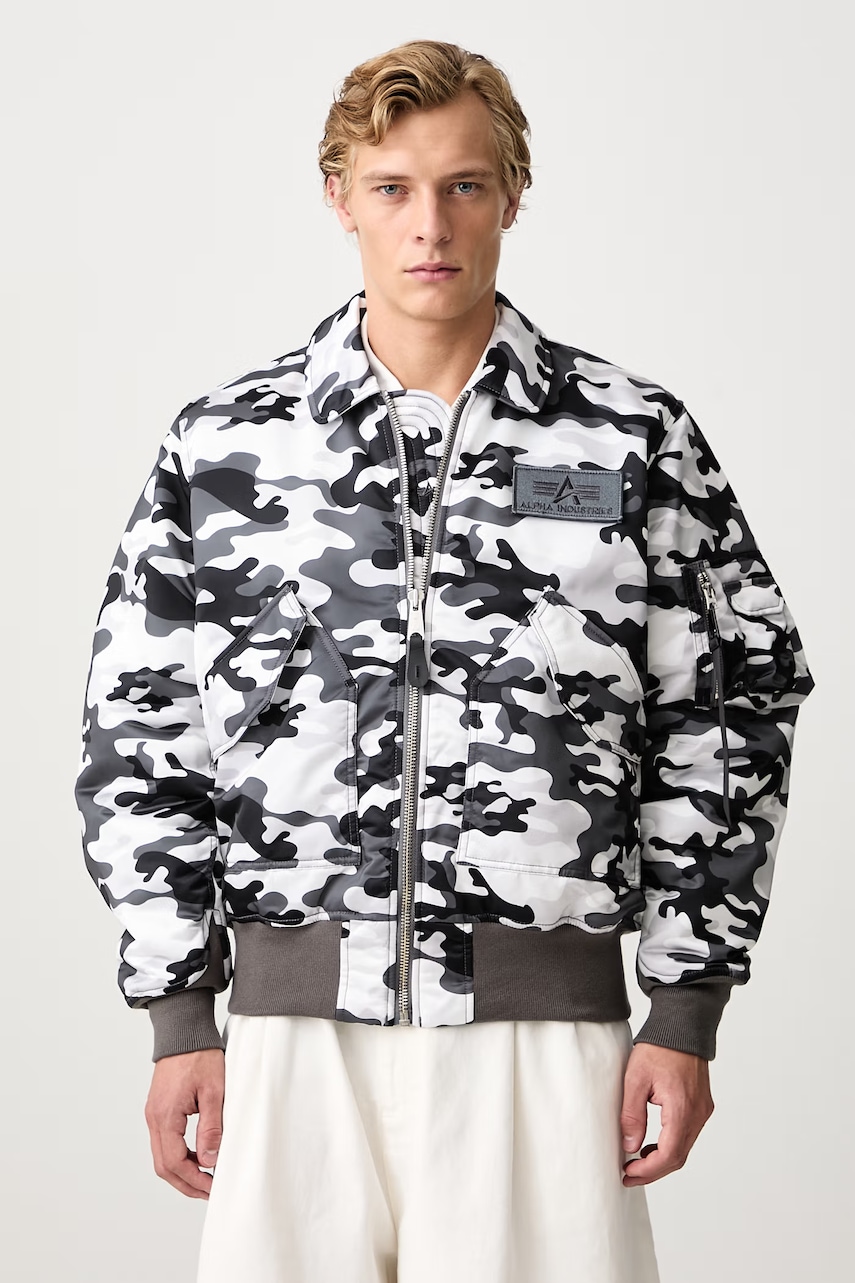 Alpha Industries CWU-45/P Base Camo UV bomberka męska