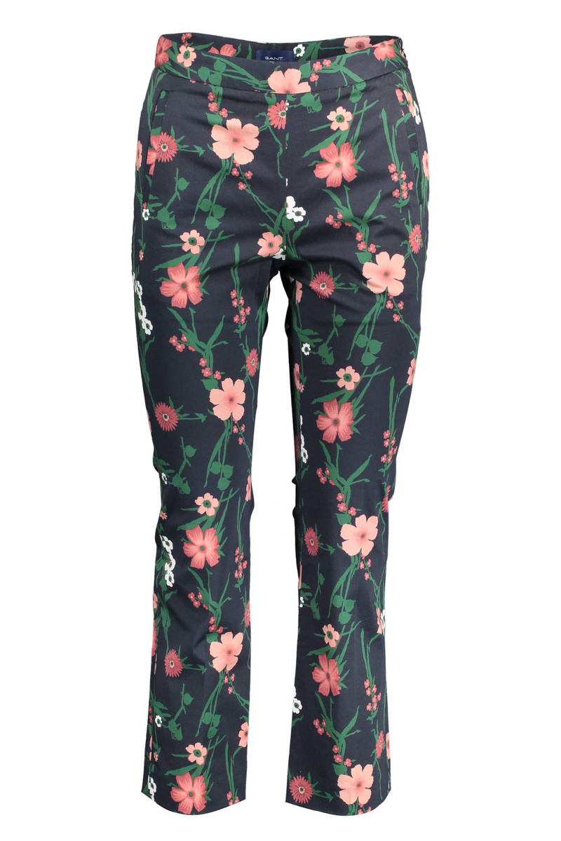 Eleganckie spodnie damskie Gant w kwiaty