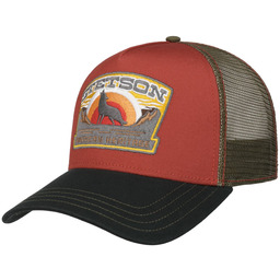 Czapka Trucker Wolf by Stetson, oliwkowy, One Size
