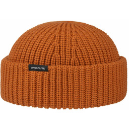 Czapka Dokerka Coarse Knit by Chillouts, pomarańczowy, One Size