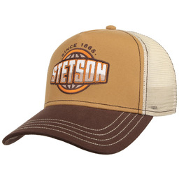 Czapka Trucker Classic Globe by Stetson, camelowy, One Size