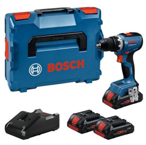 Bosch WIERTARKO-WKRĘTARKA AKUMULATOROWA GSR 18V-65 3*4.0*AH 06019N3208
