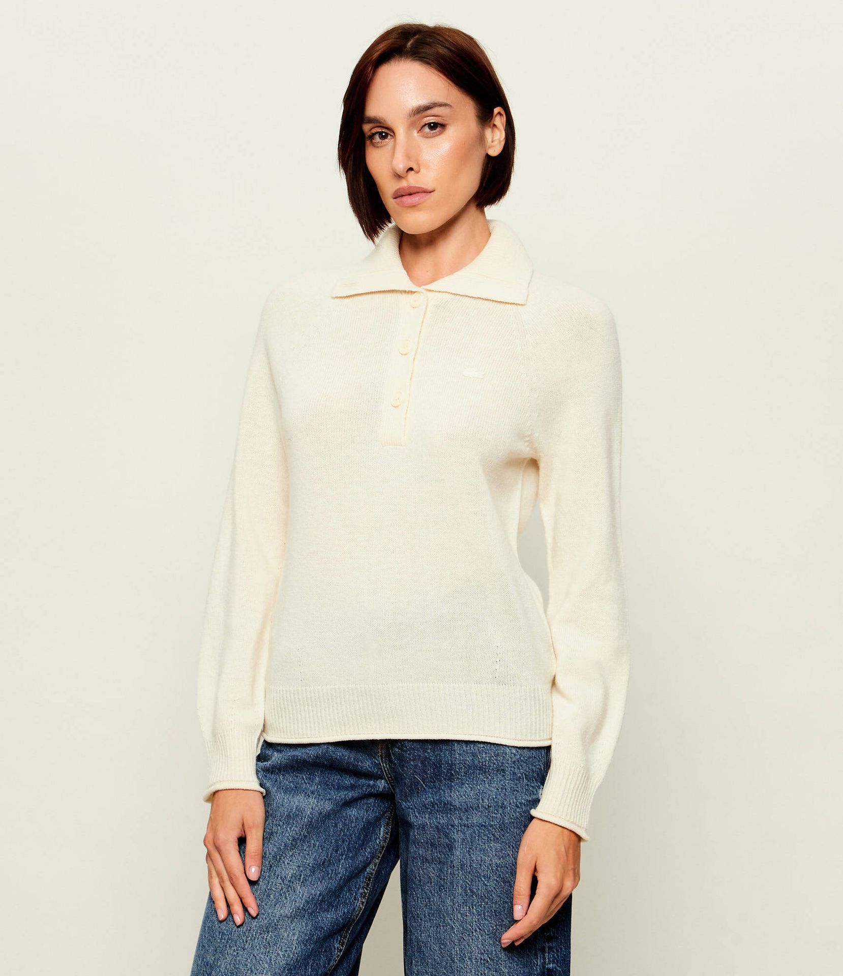 Lacoste Wełniany sweter Regular Fit