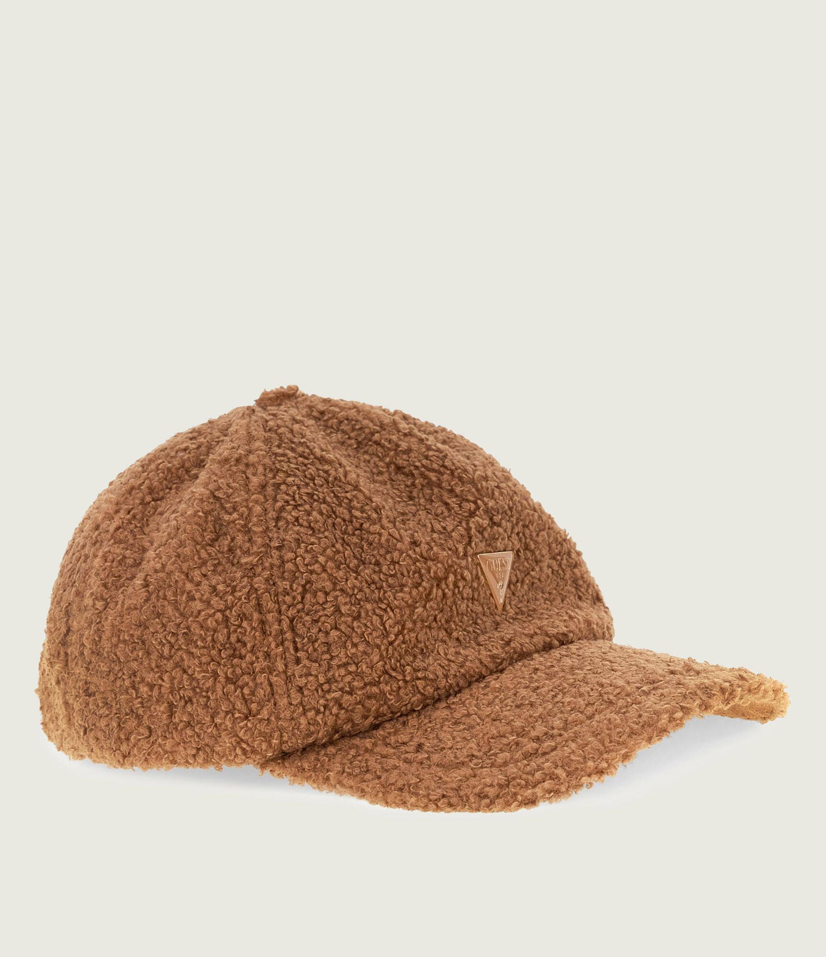 Guess Bejsbolówka Teddy shearling