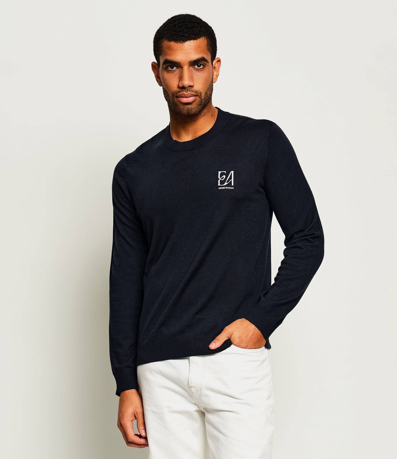 Emporio Armani Wełniany sweter Regular Fit