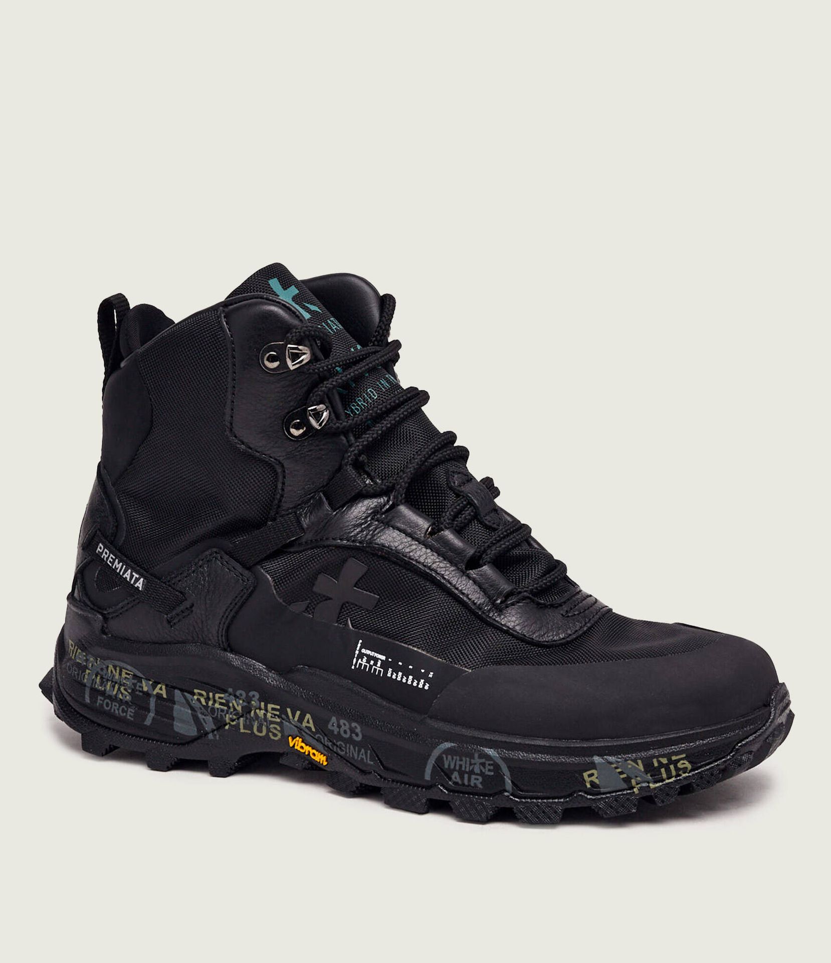 Premiata Buty trekkingowe Trivoru z dodatkiem skóry
