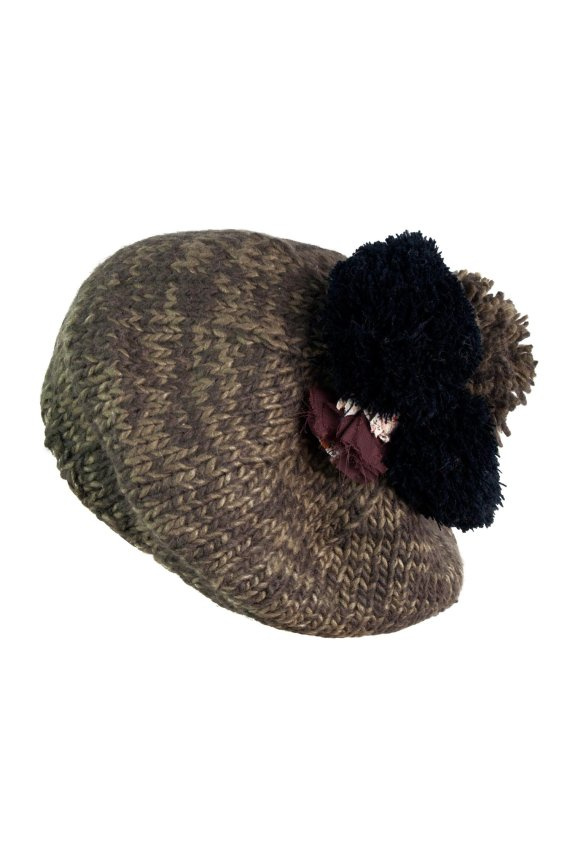 Beret Trzy Pompony