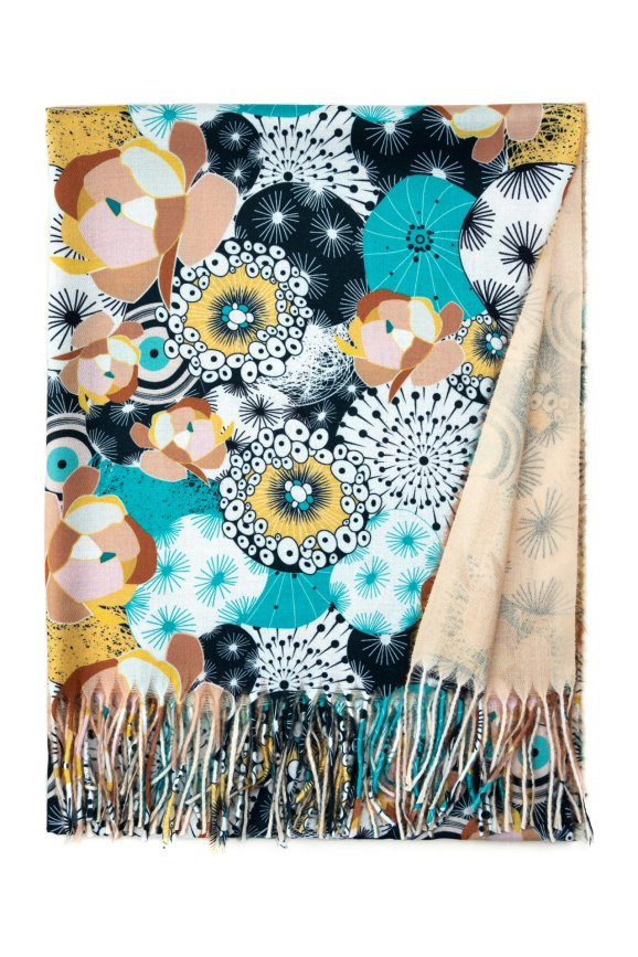 Szal Floral Abstract