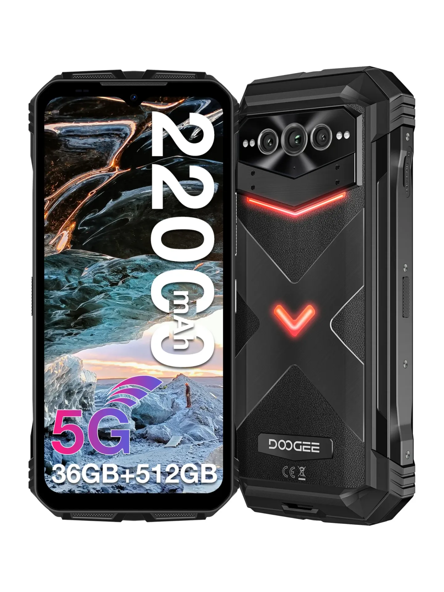 DOOGEE V Max Plus 5G Wytrzymały Telefon 6.58