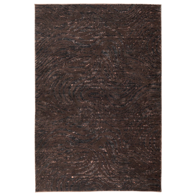 Dywan Mocca Fale brązowy 200 x 280 cm