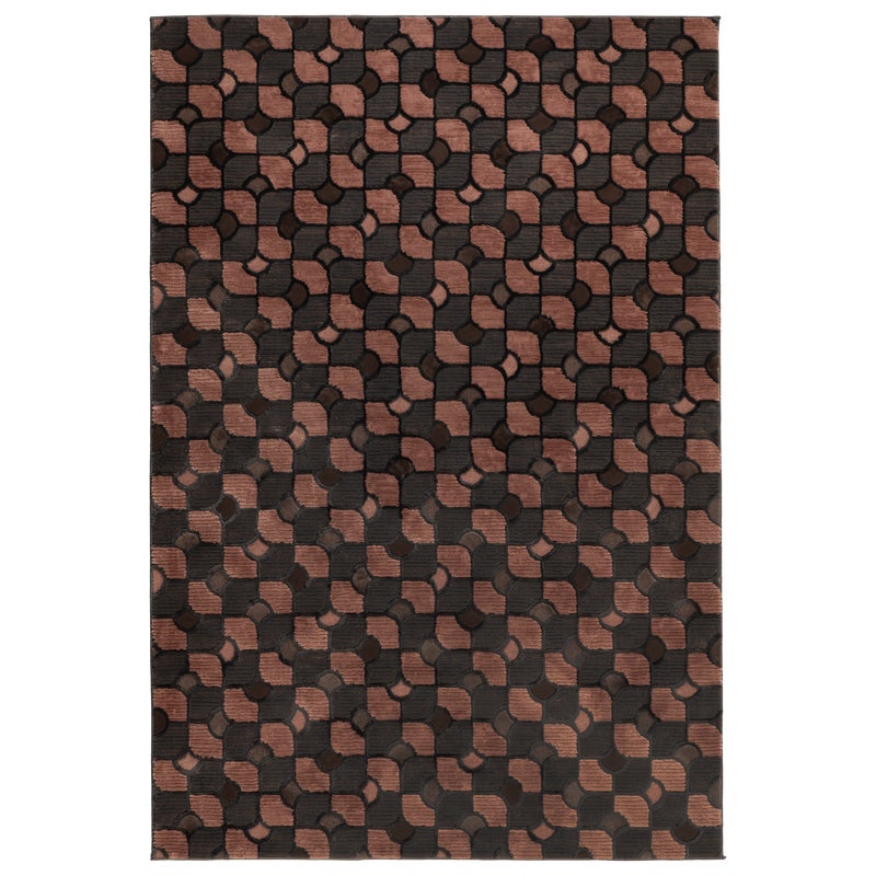 Dywan Mocca Mozaika brązowy 120 x 170 cm