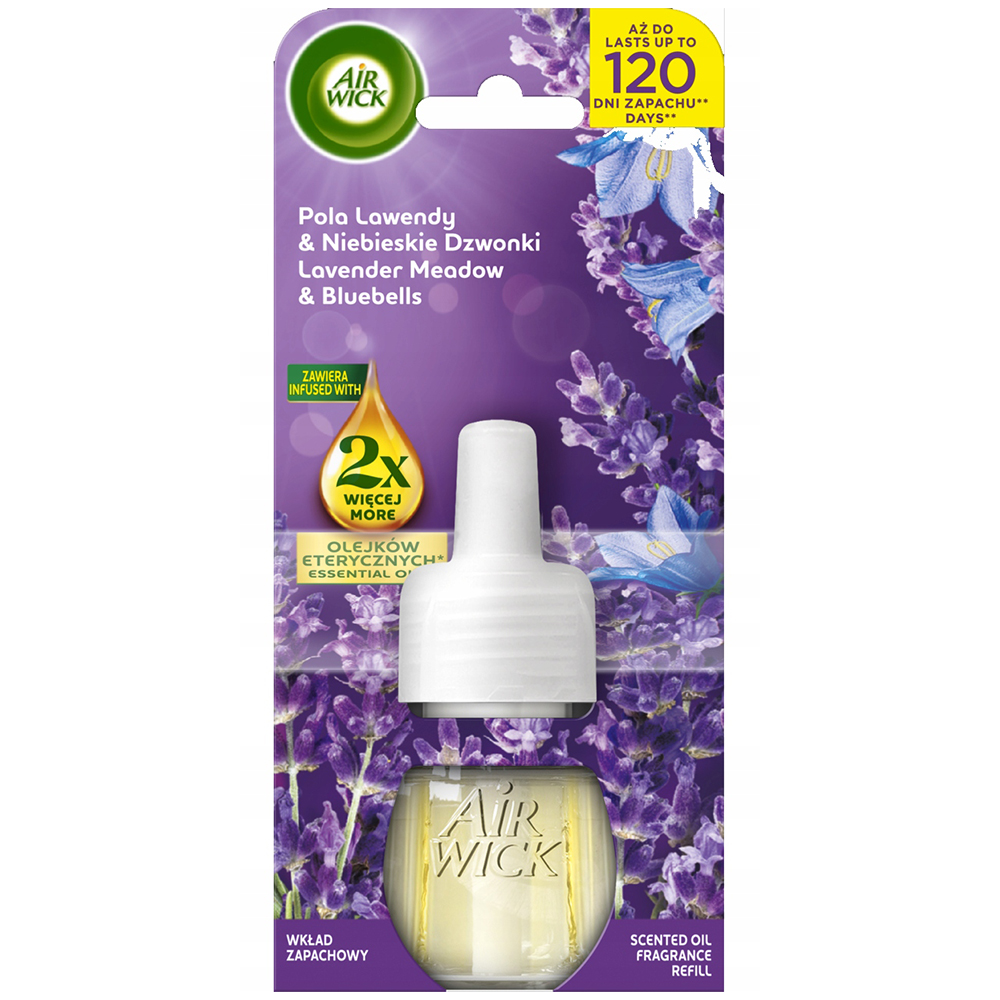 Airwick, wkład do elektrycznego odświeżacza powietrza, lawendowa łąka, 19 ml