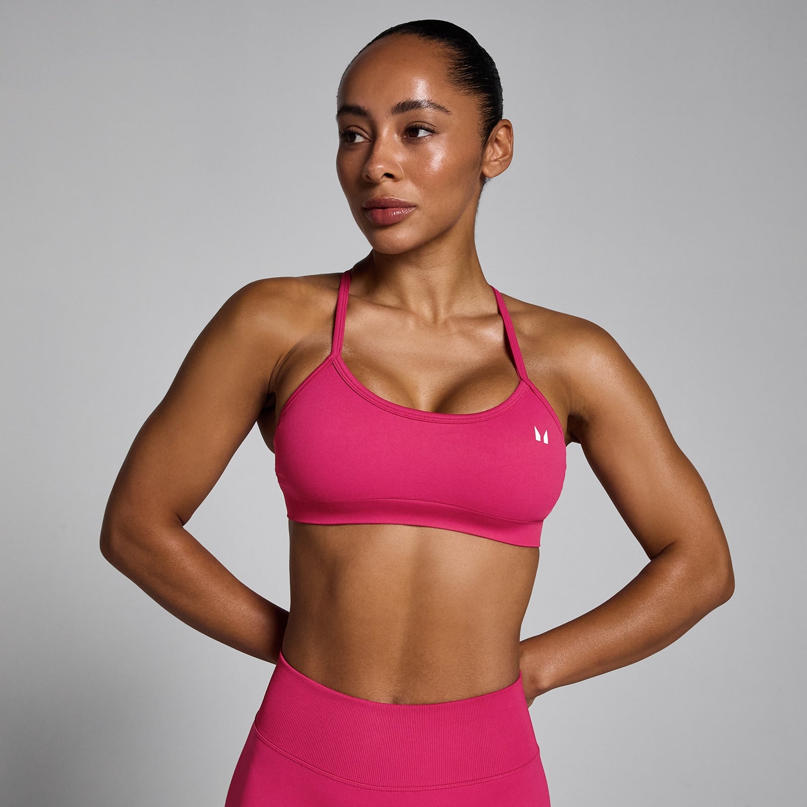 Biustonosz Sportowy MP Women's Lift Seamless Strappy - Bold Berry - XXL