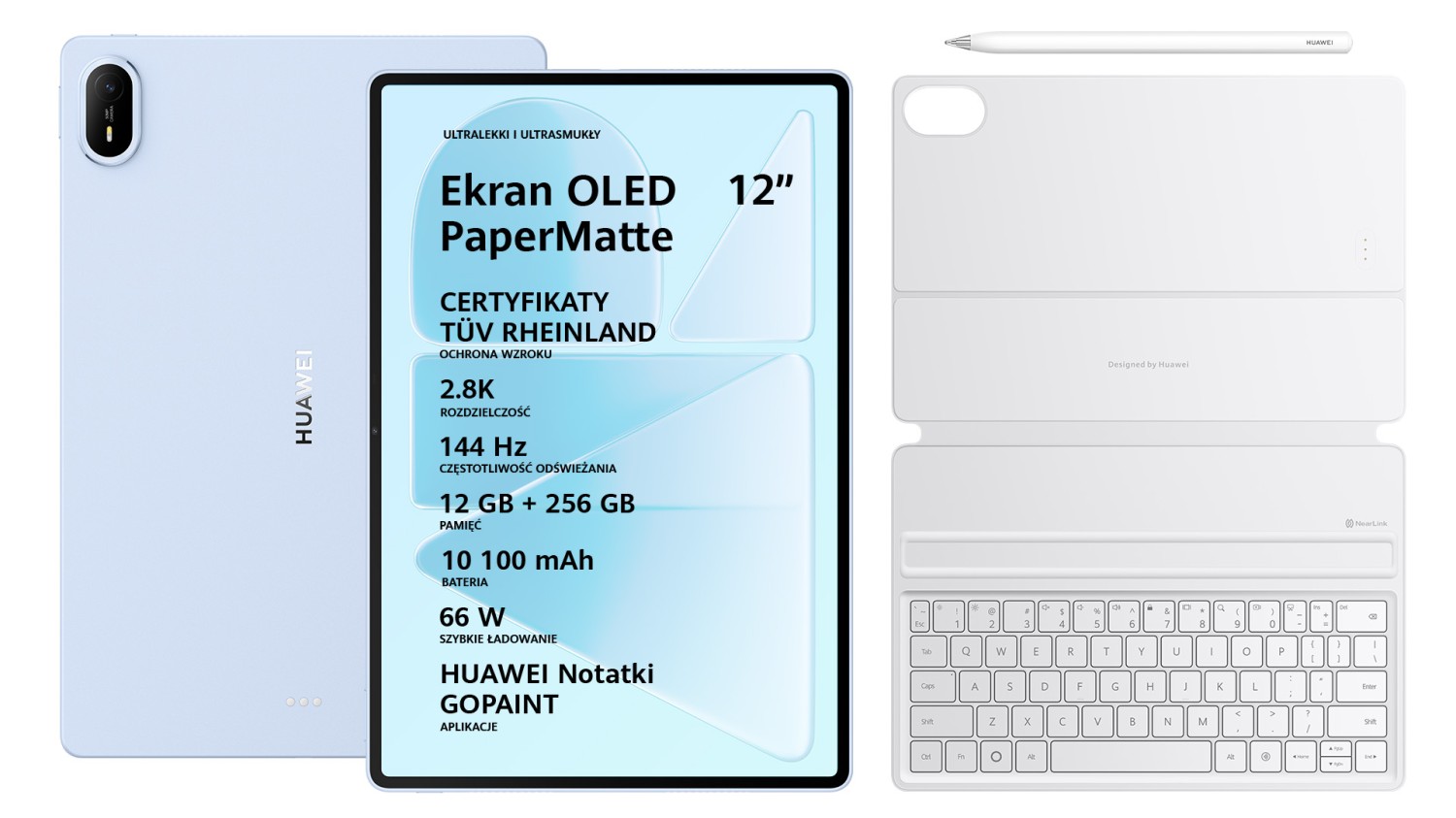 Huawei MatePad Air 12'' 12/256GB niebieski Wooki-W09CK