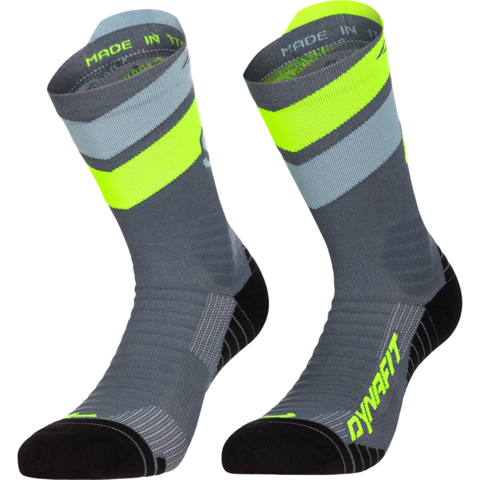Skarpety Dynafit Ultra Crew Sk Rozmiar skarpet: 43-46 / Kolor: szary/żółty