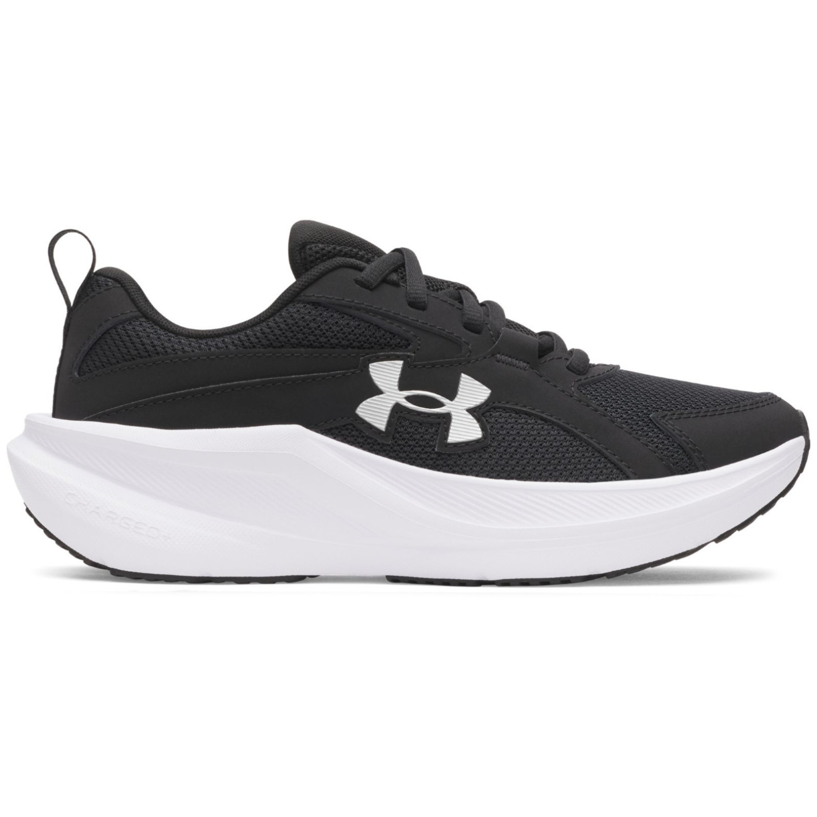 Dziecięce tenisówki Under Armour UA Ggs Assert 11 Black Rozmiar butów (UE): 38,5 / Kolor: czarny/srerbny