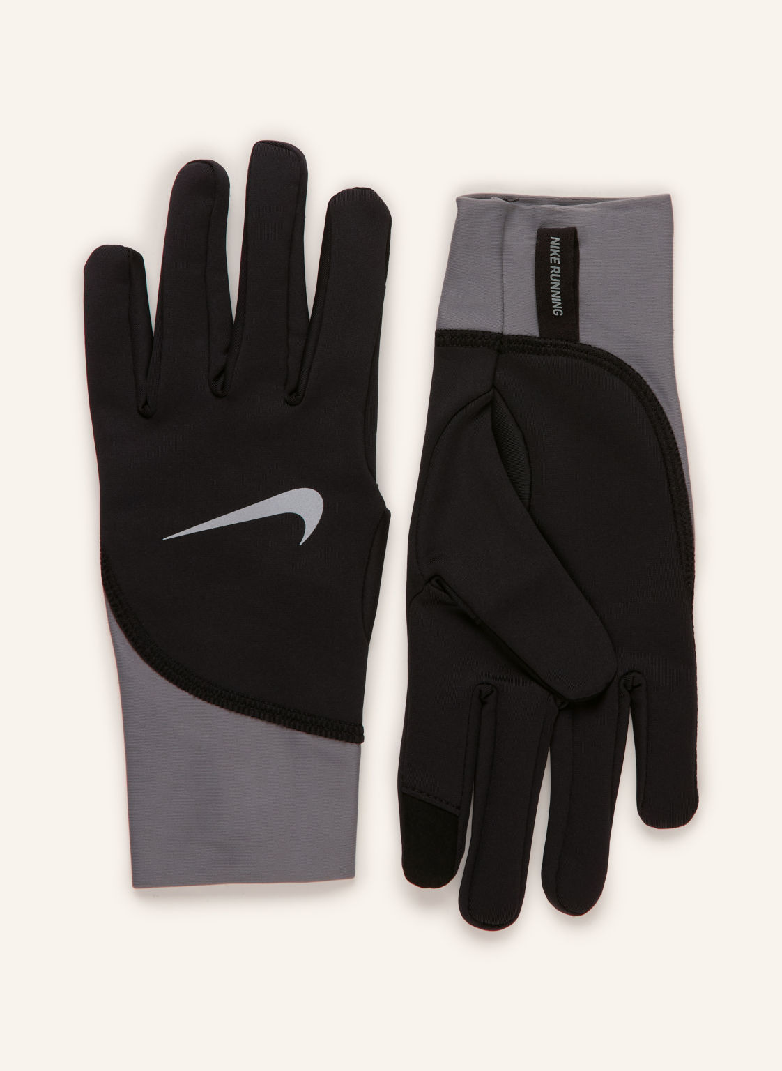 Nike Rękawiczki Do Wielu Dyscyplin Sportowych Pacer Midweight Przystosowane Do Ekranów Dotykowych schwarz