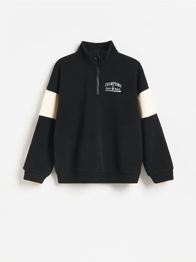 Reserved - Bluza polarowa - czarny