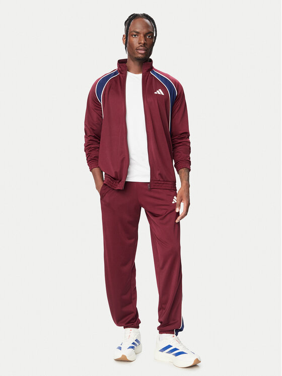 adidas Dres Colour Block KH2731 Bordowy Regular Fit