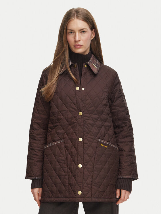 Barbour Kurtka przejściowa Liddesdale LQU1936BR92 Brązowy ciemny Relaxed Fit