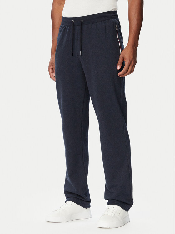 Tommy Hilfiger Spodnie dresowe MW0MW44991 Granatowy Regular Fit