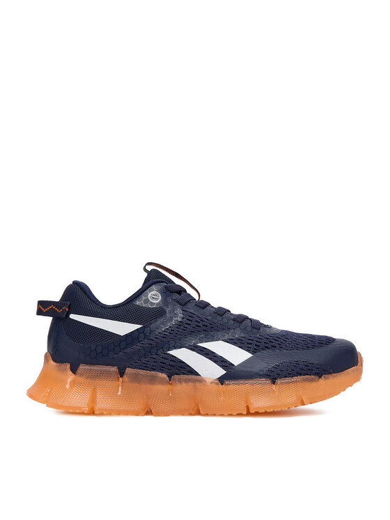 Reebok Sneakersy EO-ZIG N GLOW 3 ELASTIC LACE 100272213 Granatowy