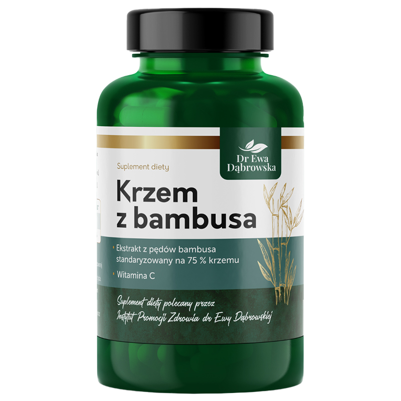 Dr Ewa Dąbrowska Krzem z bambusa, 120 kapsułek