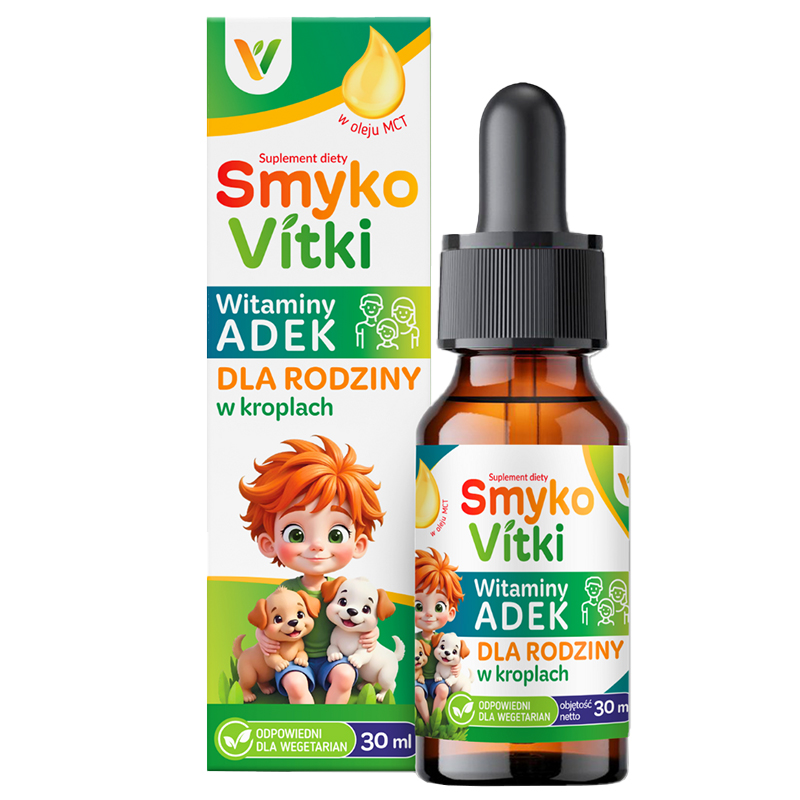 Jodavita SmykoVitki Vit.D3 + K2 MK-7, krople, 10 ml