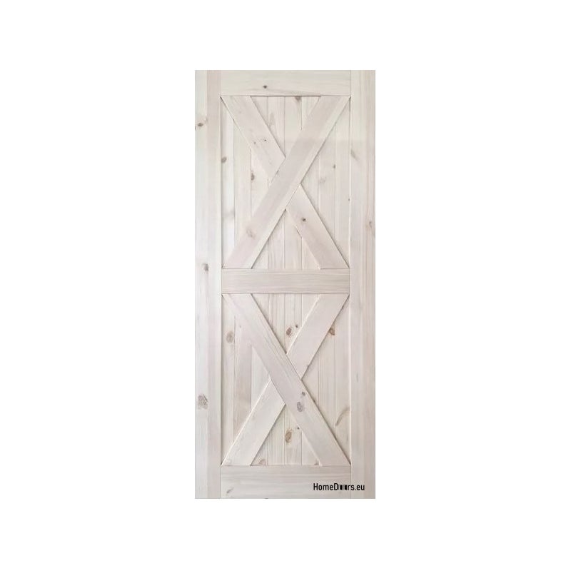 HOMEDOORS Drzwi wewnętrzne sosnowe przesuwne loft LF-5 90 Prawe/100
