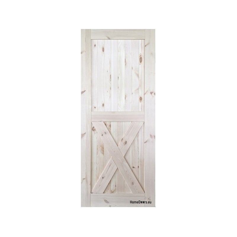 HOMEDOORS Drzwi wewnętrzne sosnowe przesuwne loft LF-6 80 Lewe/100