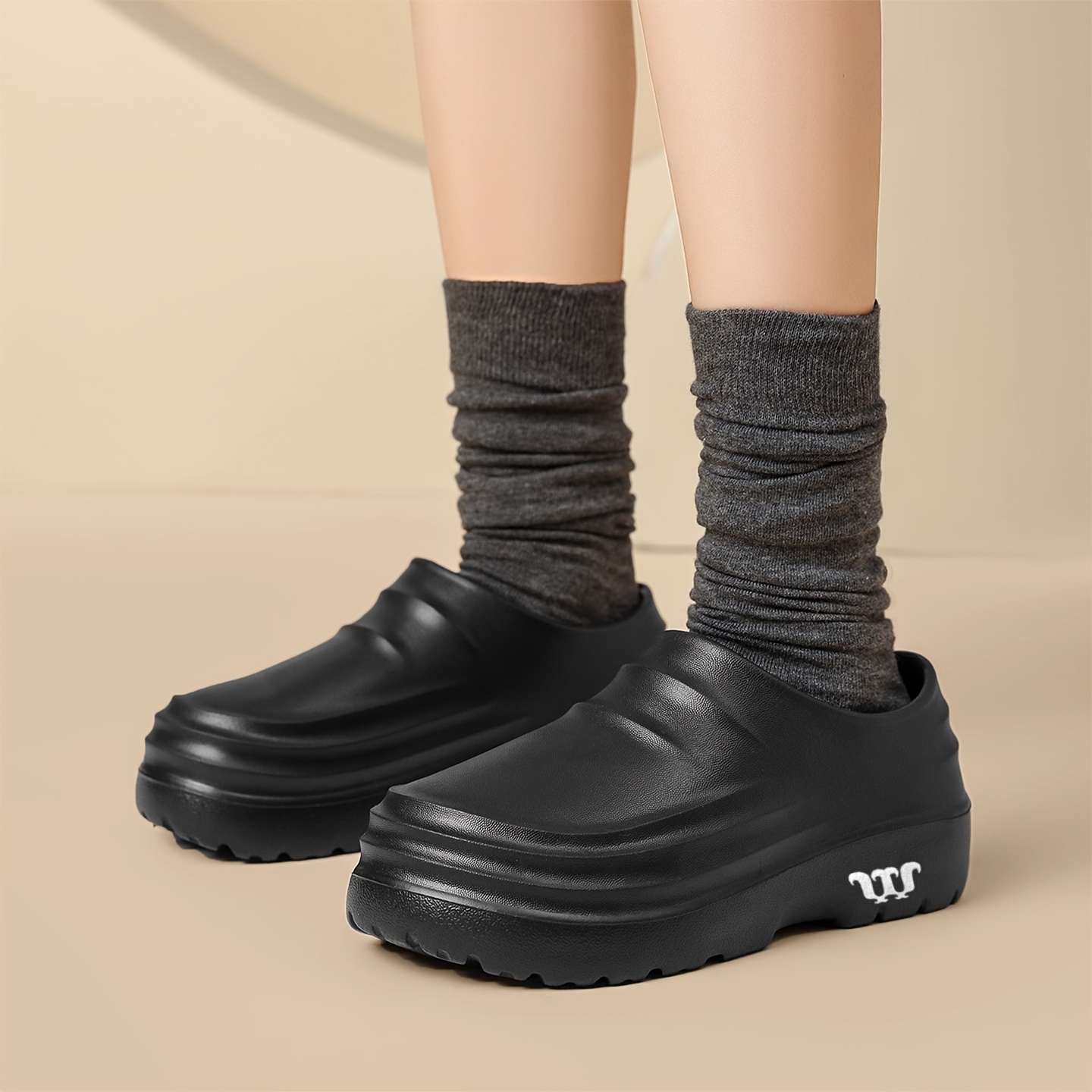 TEMU Kapcie Baotou, Uniseksowe Kapcie Domowe, Odporne na Zużycie do Domu, Codzienne Obuwie na Zewnątrz, Modne Buty, Wysokiej Jakości Fajne Kapcie,