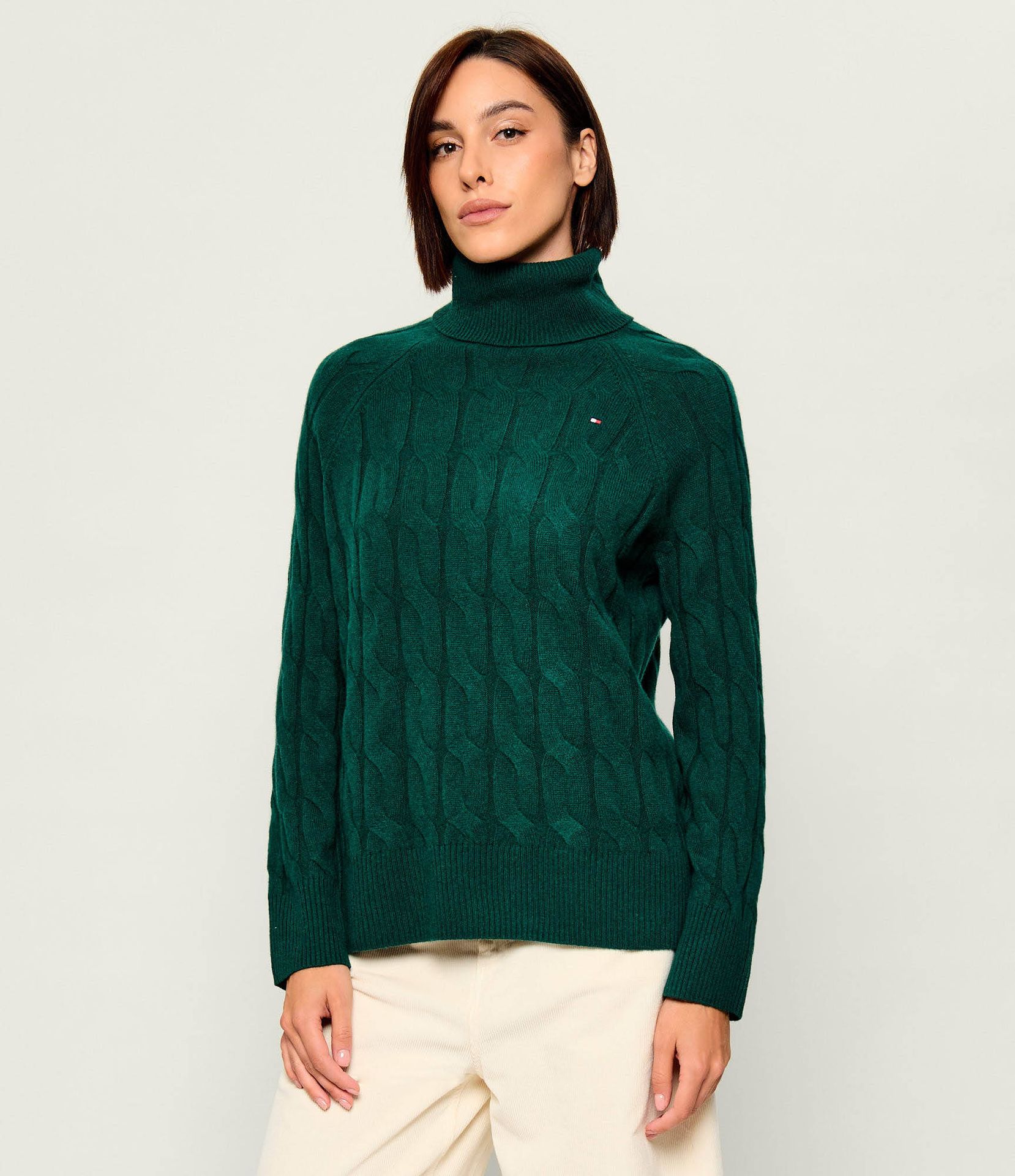 Tommy Hilfiger Wełniany golf Relaxed fit