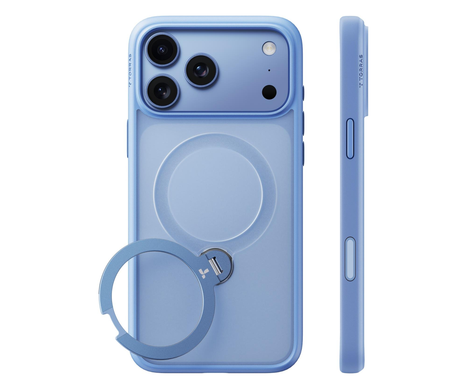 Torras Ostand Q3 Spin do iPhone 18 Pro / 17 Pro MagSafe blue TORX00RP14718027