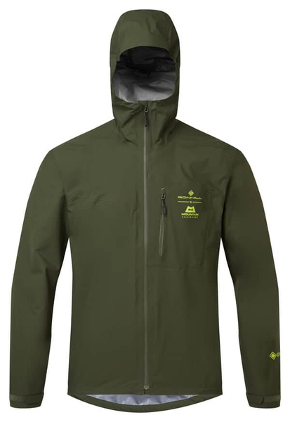 RONHILL Wodoodporna kurtka biegowa męska TECH GORE-TEX MERCURIAL JACKET 2 kelp/zest