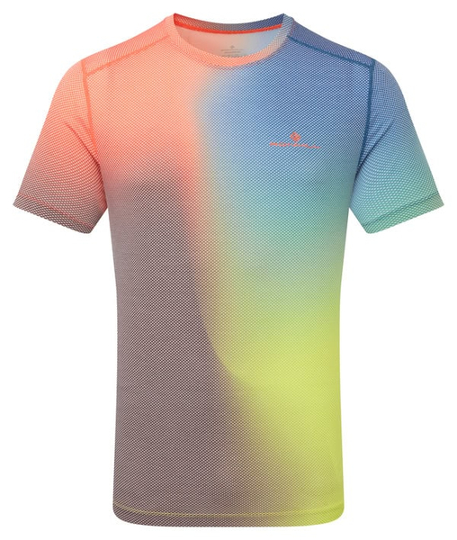 RONHILL Koszulka biegowa męska TECH GOLDEN HOUR TEE red merge