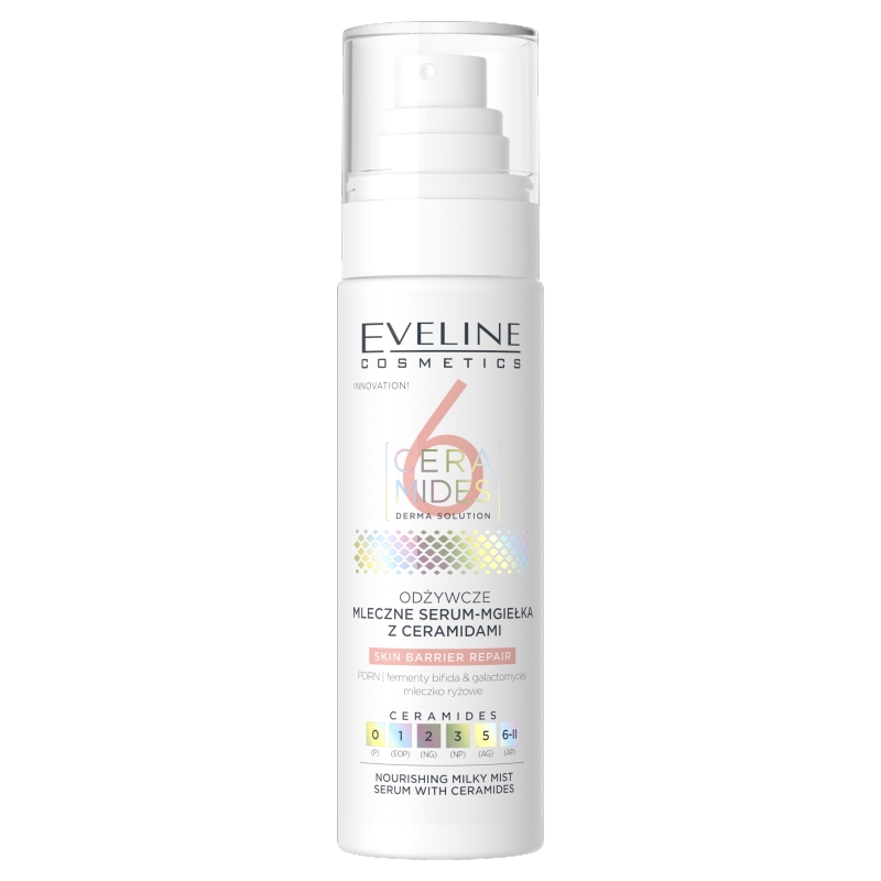 Eveline 6 Ceramides Odżywcze Mleczne Serum-Mgiełka z Ceramidami 110ml
