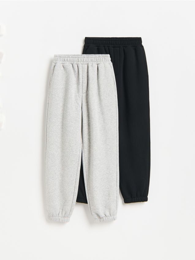 Reserved - Dresowe joggery 2 pack - czarny