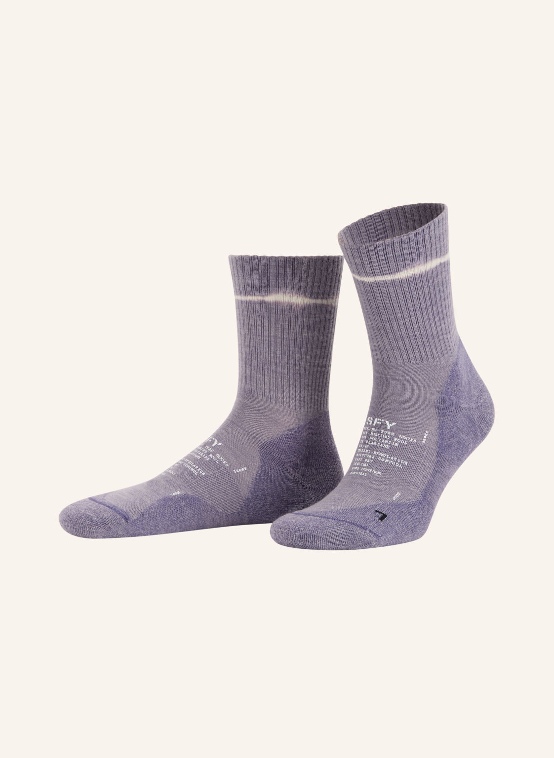 Satisfy Skarpety Do Biegania Merino Nylon Tube Socks lila