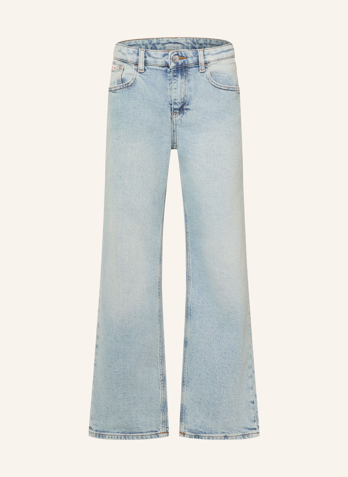 Calvin Klein Jeansy O Kroju Skater blau