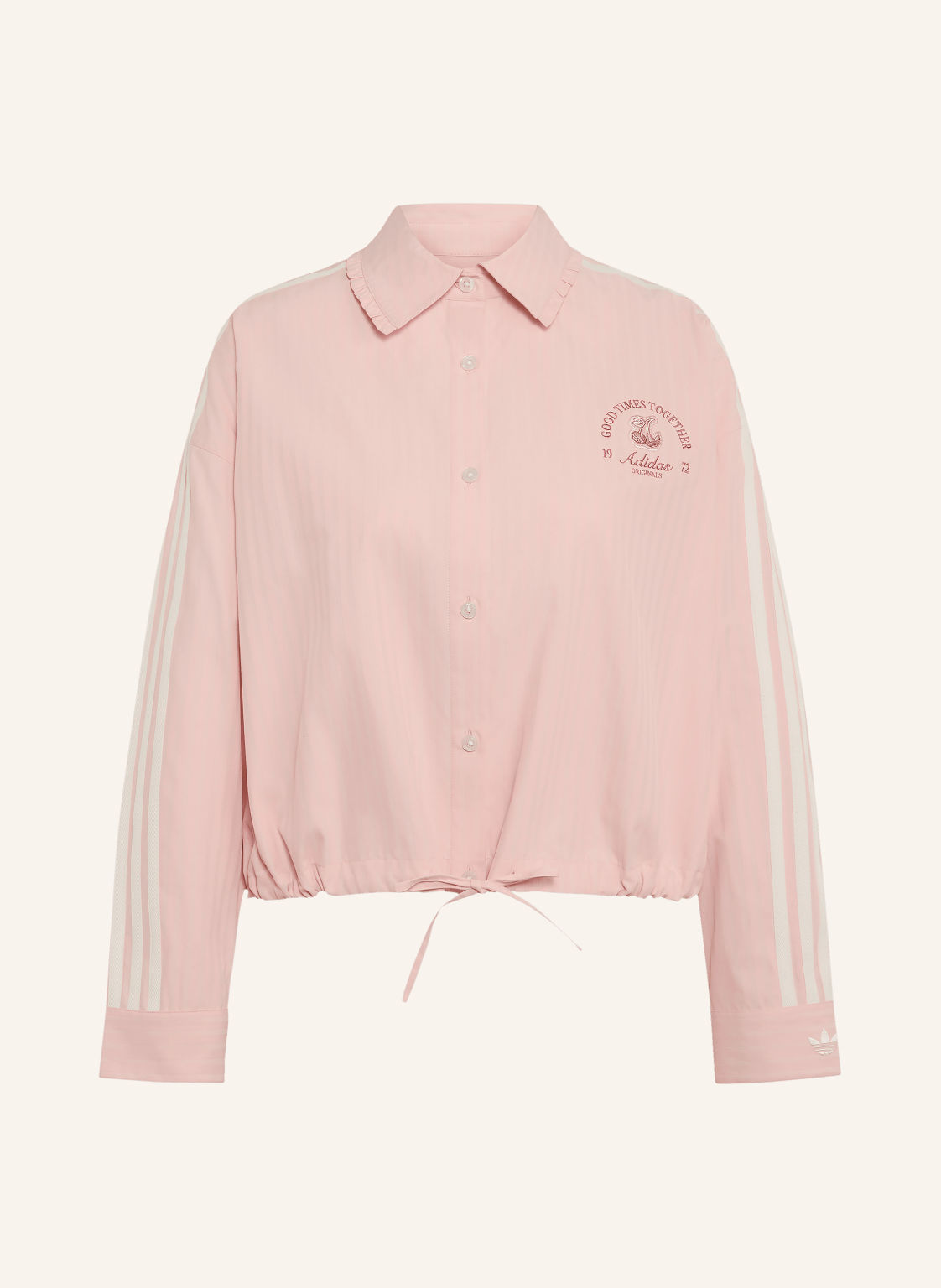Adidas Originals Bluzka Koszulowa Sports Shirt Ls rosa