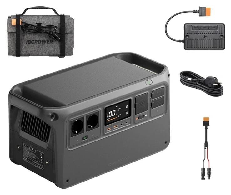DJI Power 1000 V2 + panel solarny 200W + adapter MPPT + kabel MC4