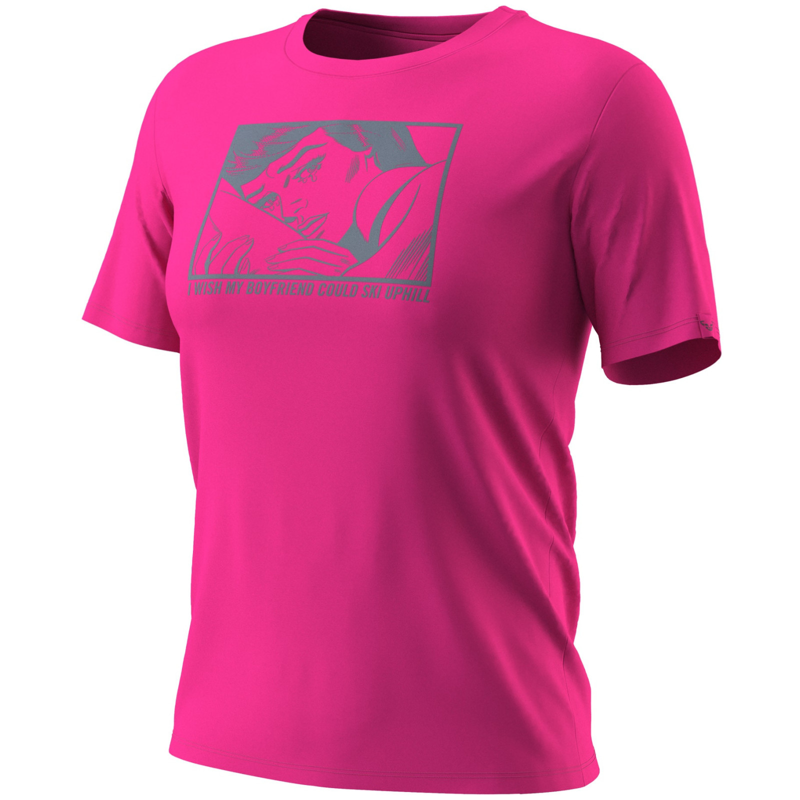 Koszulka damska Dynafit Graphic Co T-Shirt W Rozmiar: S / Kolor: różowy
