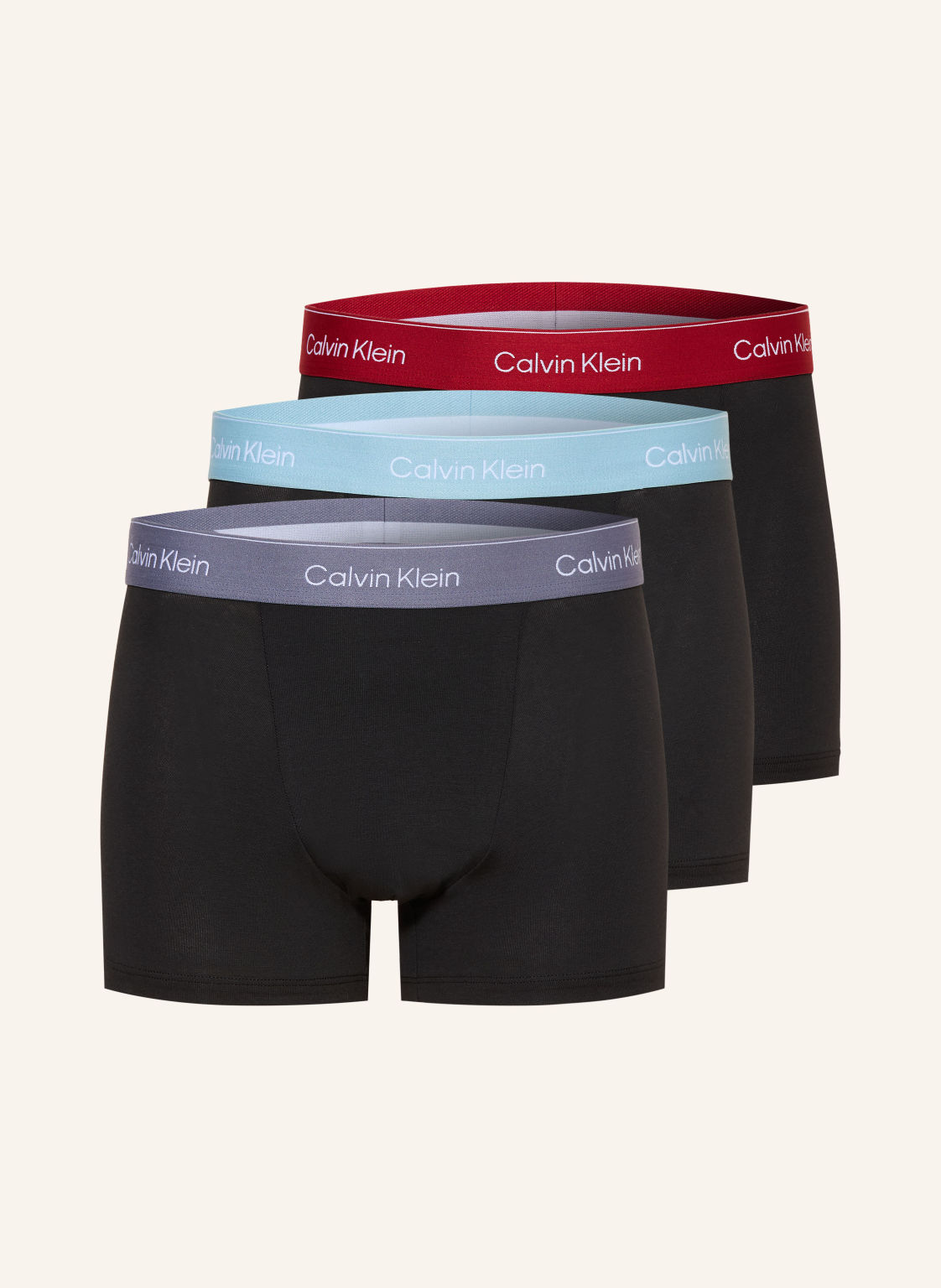 Calvin Klein Bokserki Icon Cotton Relaxed Fit, 3 Szt schwarz