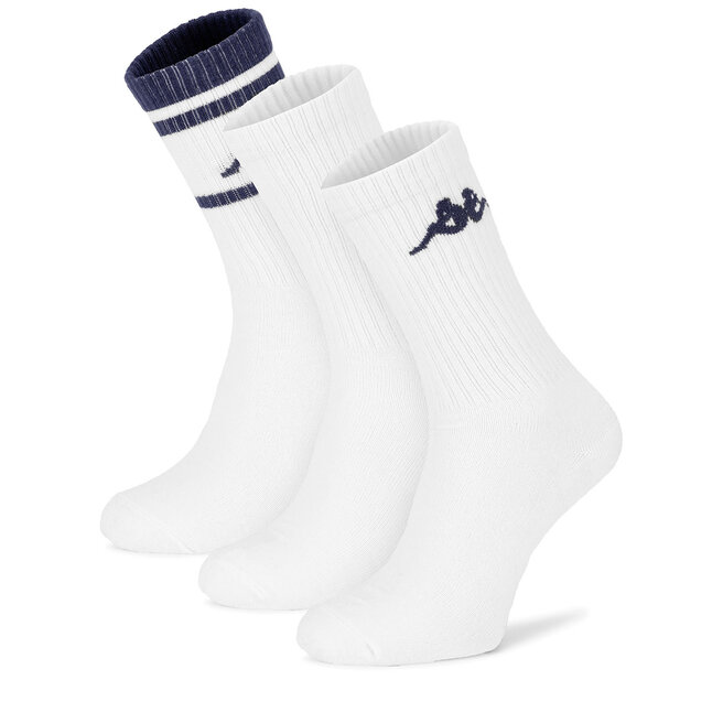 Skarpety długie Kappa KR_ANKLE_AW26 (3-PACK) Biały