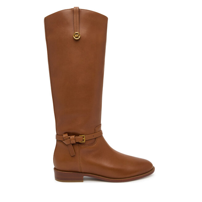 Oficerki MICHAEL Michael Kors Beverly Flat 40F6BVFB5L Brązowy