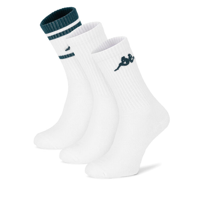 Skarpety długie Kappa KR_SUPERT_AW26 (3-PACK) Biały