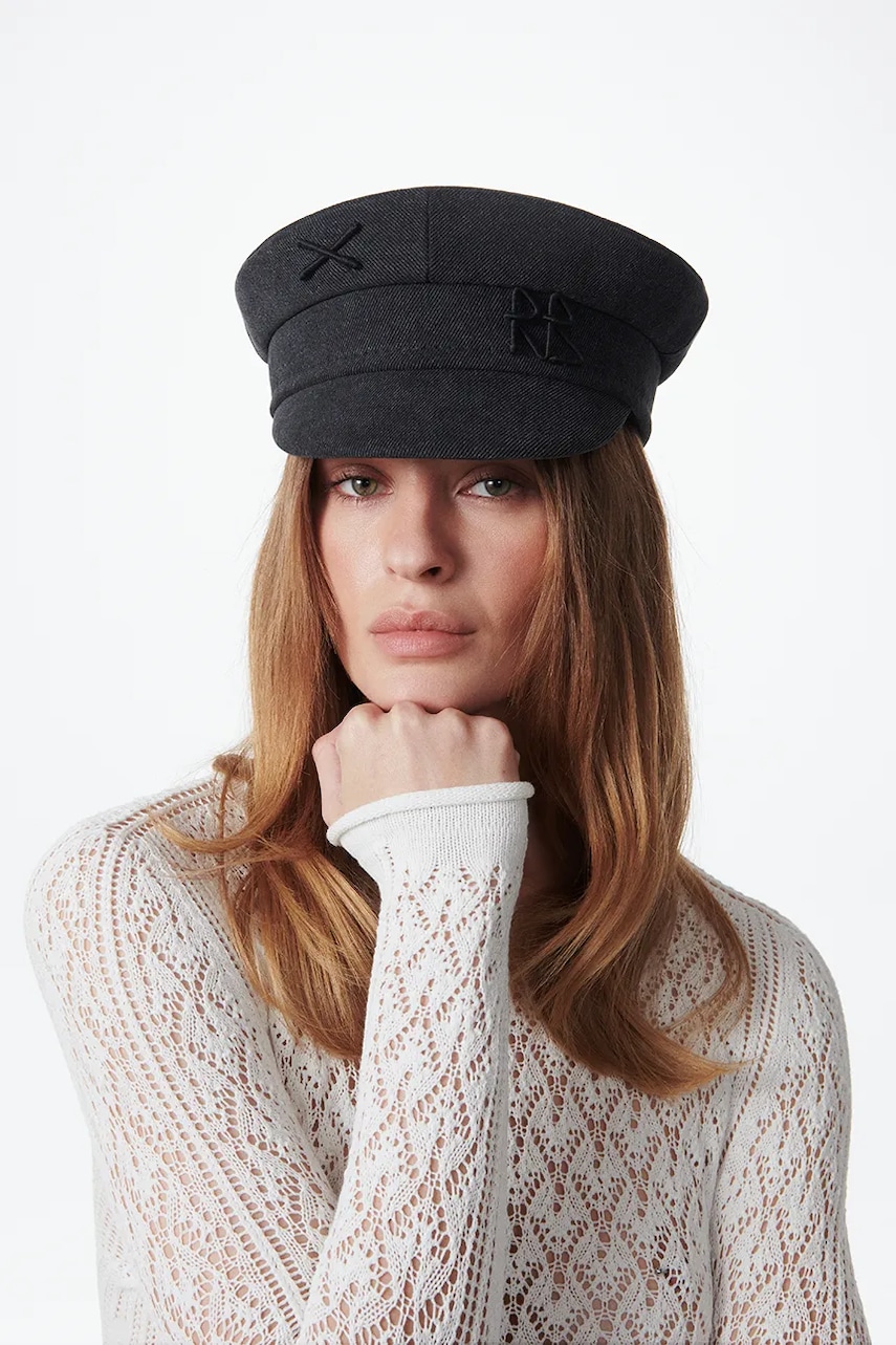 RUSLAN BAGINSKIY kaszkiet bawełniany Baker Boy Cap